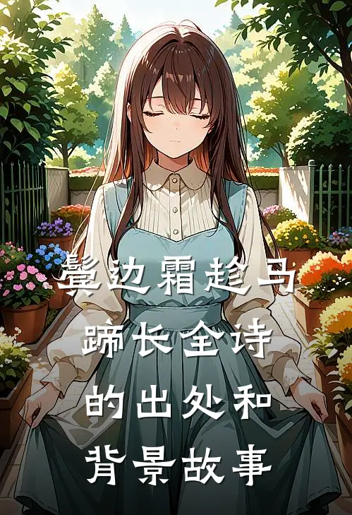 鬓边霜趁马蹄长全诗的出处和背景故事