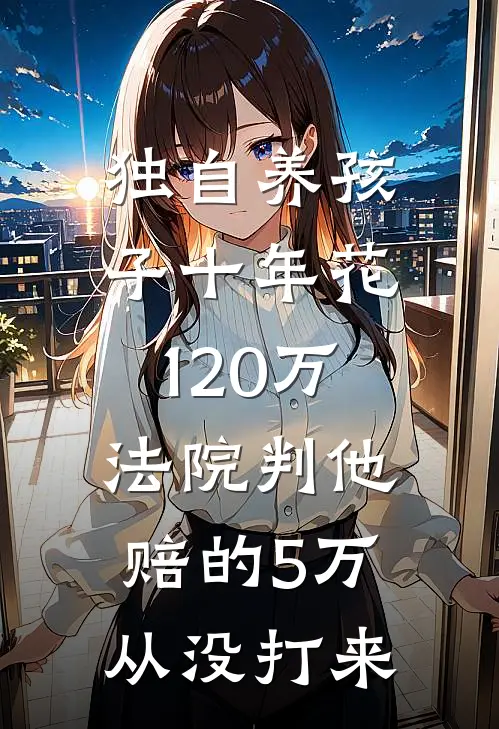 独自养孩子十年花120万，法院判他赔的5万从没打来