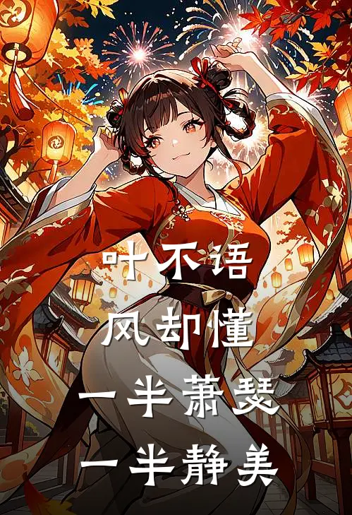 叶不语风却懂,一半萧瑟一半静美