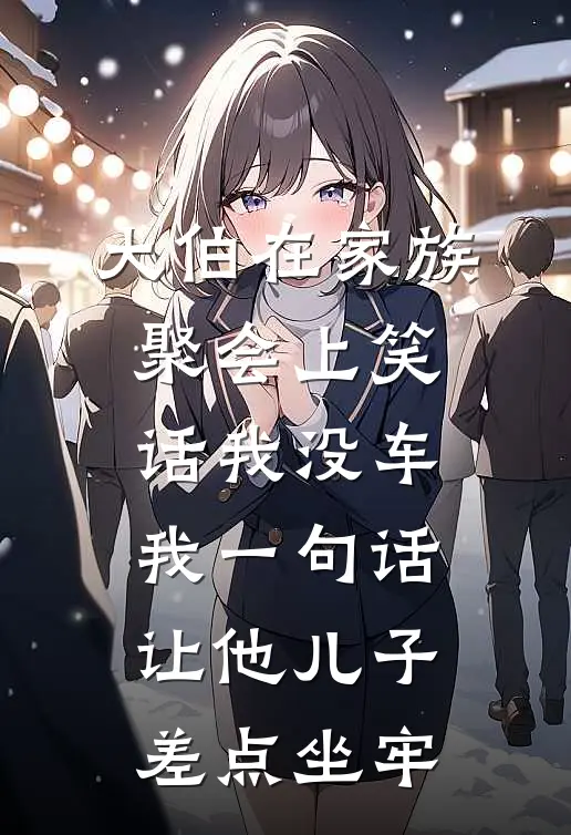 大伯在家族聚会上笑话我没车，我一句话让他儿子差点坐牢全文免费阅读无弹窗大结局_大伯在家族聚会上笑话我没车，我一句话让他儿子差点坐牢（抖音热门）小说免费阅读大结局